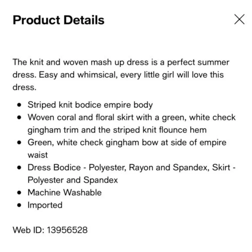 Bonnie Jean Dress-NWT‎